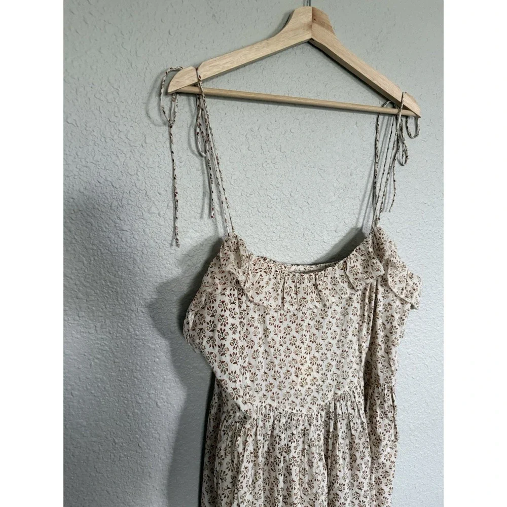 NEW DOEN Wendelin Dress Floral, Size XXL NWT . Strappy, Midi, Derby, Elderberrry